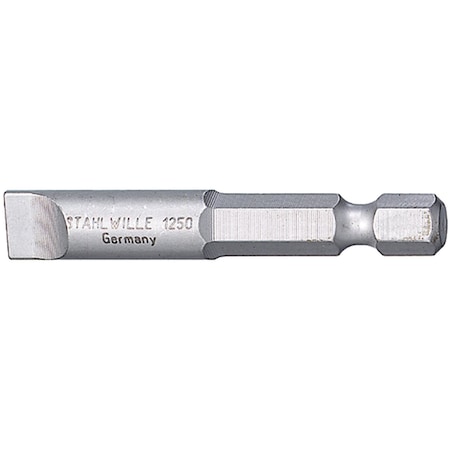 Stahlwille Tools Bit screwdriver 1, 0 x 5, 5 mm hex E 6, 3 L.50 mm 08301055